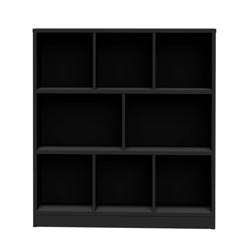 Black Bookshelf Display Shelves Storage Organizer Unit