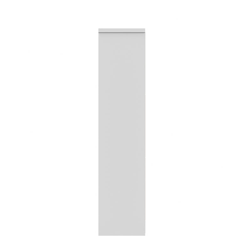 White Bookshelf Display Shelves Storage Organizer Unit