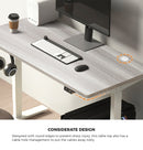 Adjustable Electric Standing Desk Top Grey Oak
