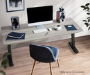 Adjustable Electric Standing Desk Top Grey Oak