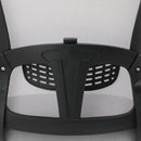 Black and Grey Mesh Executive Office Chair with Racing Style and Tilt Function
