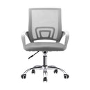 White Mesh Office Chair with Foam Seat