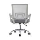 White Mesh Office Chair with Foam Seat