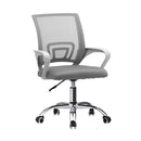 White Mesh Office Chair with Foam Seat