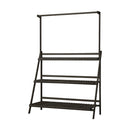 Black Wooden 3 Tier Plant Stand Flower Pot Shelf