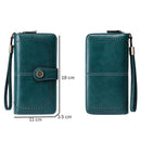 RFID Anti-Theft Multi-Card Long Wallet With Wrist Strap