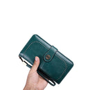 RFID Anti-Theft Multi-Card Long Wallet With Wrist Strap