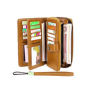 RFID Anti-Theft Multi-Card Long Wallet With Wrist Strap