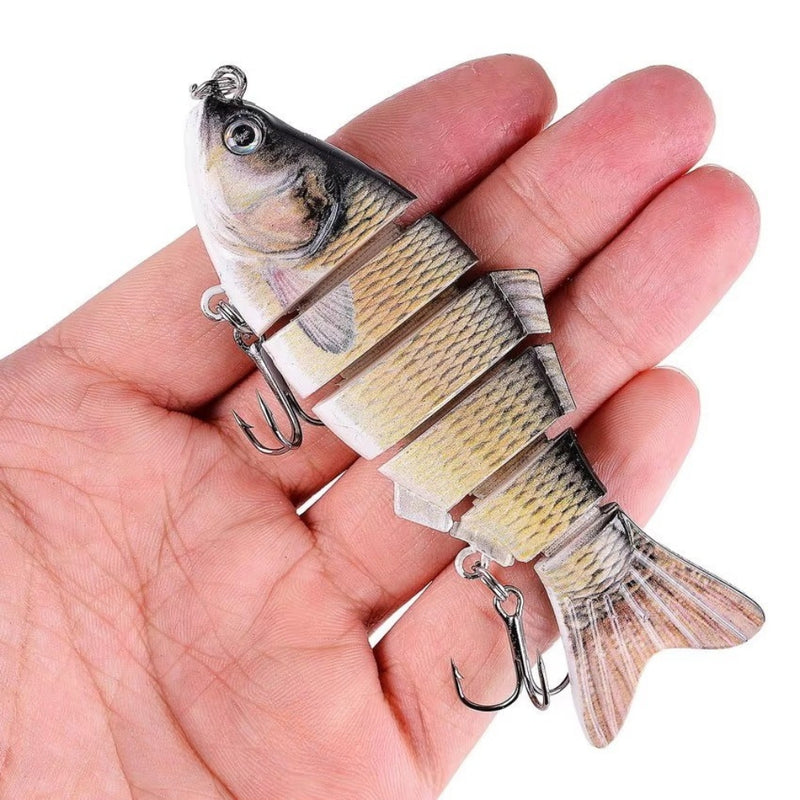 Lifelike Multi Segment Swimbait Crankbait Fishing Lure