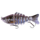 Lifelike Multi Segment Swimbait Crankbait Fishing Lure