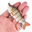 Lifelike Multi Segment Swimbait Crankbait Fishing Lure