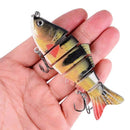 Lifelike Multi Segment Swimbait Crankbait Fishing Lure