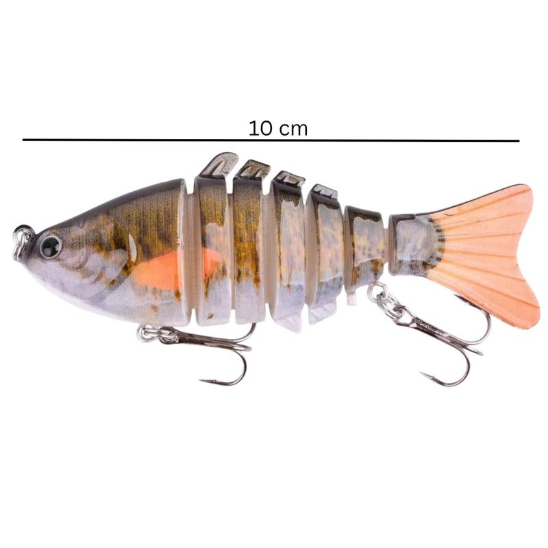 Lifelike Multi Segment Swimbait Crankbait Fishing Lure