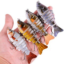 Lifelike Multi Segment Swimbait Crankbait Fishing Lure