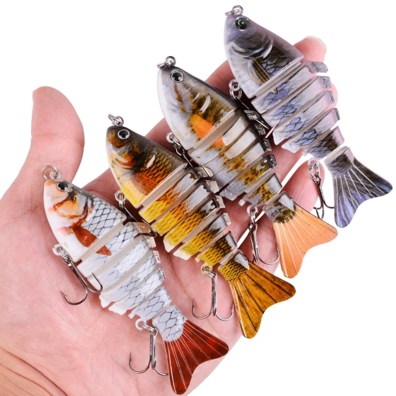 Lifelike Multi Segment Swimbait Crankbait Fishing Lure