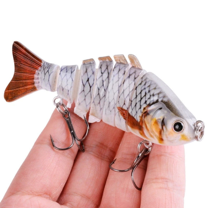 Lifelike Multi Segment Swimbait Crankbait Fishing Lure
