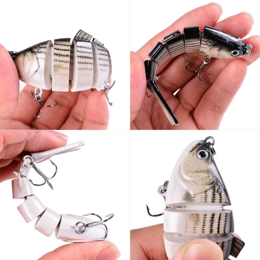 Lifelike Multi Segment Swimbait Crankbait Fishing Lure