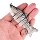 Lifelike Multi Segment Swimbait Crankbait Fishing Lure