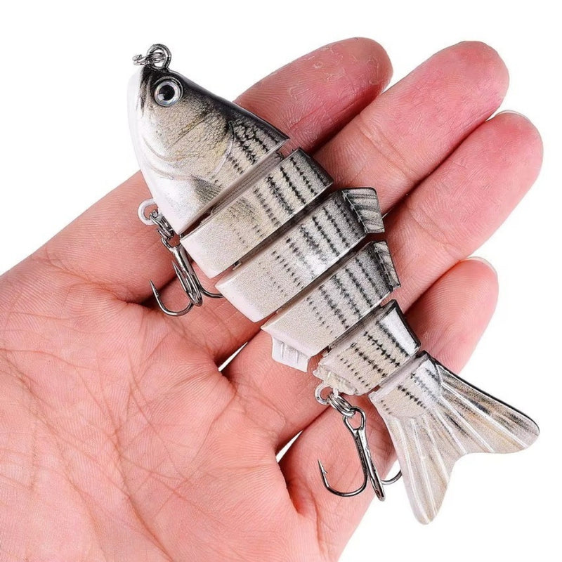 Lifelike Multi Segment Swimbait Crankbait Fishing Lure
