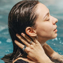 5ATM Waterproof Health Monitor Smart Ring with Charging Case