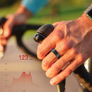 5ATM Waterproof Health Monitor Smart Ring with Charging Case