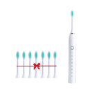 Sonic Electric Toothbrush Rechargeable with Replacement Heads