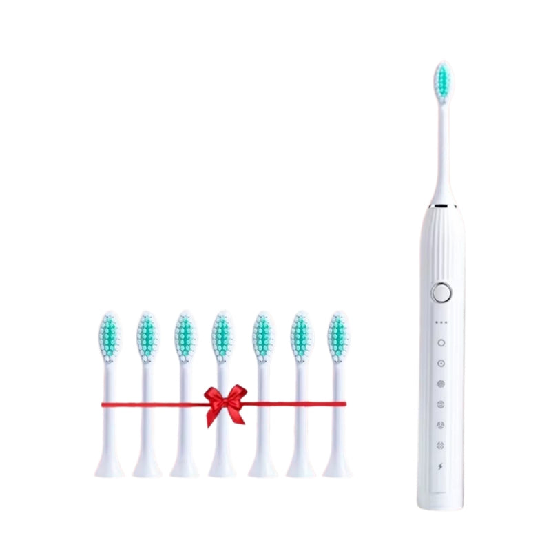 Sonic Electric Toothbrush Rechargeable with Replacement Heads