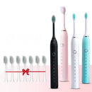 Sonic Electric Toothbrush Rechargeable with Replacement Heads