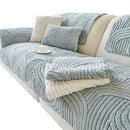 Autumn and Winter Straight Row Non-slip Cushion Cover Thickened Plush Sofa Cushion