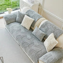 Autumn and Winter Straight Row Non-slip Cushion Cover Thickened Plush Sofa Cushion