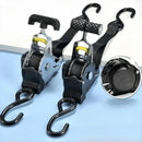 Retractable Ratchet Cargo Straps Auto Luggage Tensioner Belts
