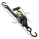 Retractable Ratchet Cargo Straps Auto Luggage Tensioner Belts