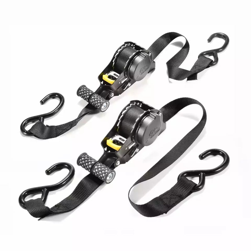 Retractable Ratchet Cargo Straps Auto Luggage Tensioner Belts