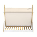 Single Size Kids House Teepee Triangle Bed Frame with Mattress