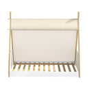 Single Size Kids House Teepee Triangle Bed Frame with Mattress