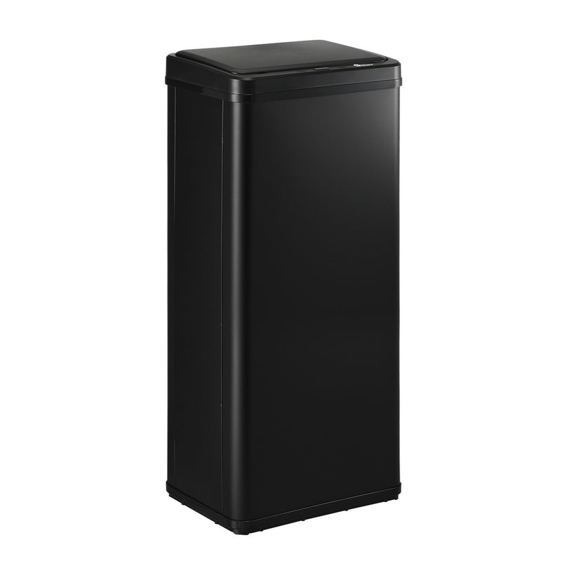 Black Stainless Steel 60L Motion Sensor Bin