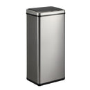 Silver Stainless Steel 60L Motion Sensor Bin
