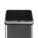 Silver Stainless Steel 60L Motion Sensor Bin