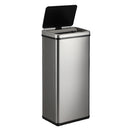 Silver Stainless Steel 60L Motion Sensor Bin