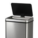 Silver Stainless Steel 60L Motion Sensor Bin