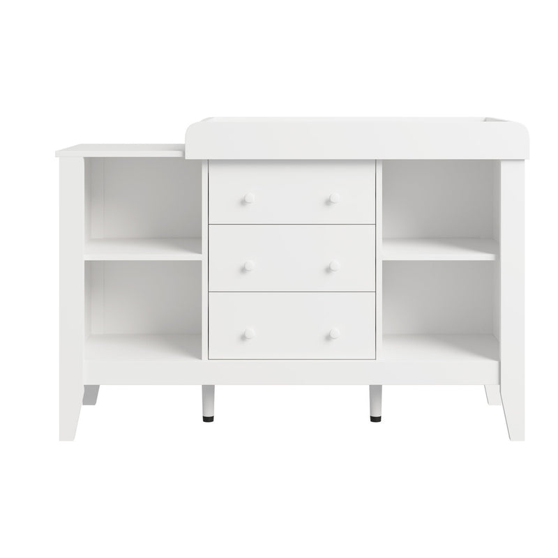 Baby Changing Table with Drawers Nursery Cabinet