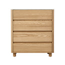Natural 4 Drawer Dresser with Faux Marble Top
