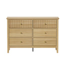6 Chest of Drawers Dresser - Natural