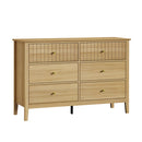 6 Chest of Drawers Dresser - Natural
