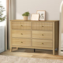 6 Chest of Drawers Dresser - Natural