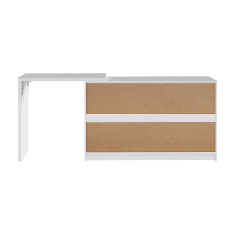 White 6 Drawer Side Table Dresser