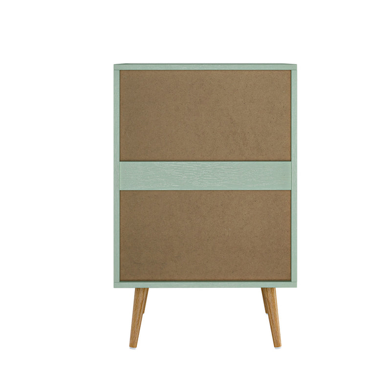 Green 3 Chest of Drawers Tallboy