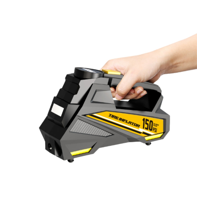 12V 150PSI Electric Tire Inflator Pump LED Car Air Compressor