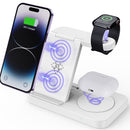 Foldable Fast Charging Station Dock Wireless Charger Stand