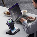 Foldable Fast Charging Station Dock Wireless Charger Stand